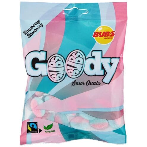 BUBS グッディ ラズベリー/ブルーベリー サワー オーバル